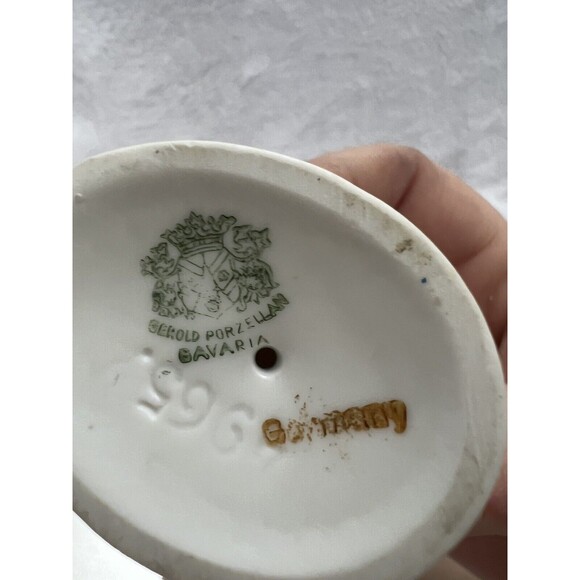 Gerold Porcelain Parakeet Antique Bavarian Germany 3.5 Inches - Picture 12 of 12